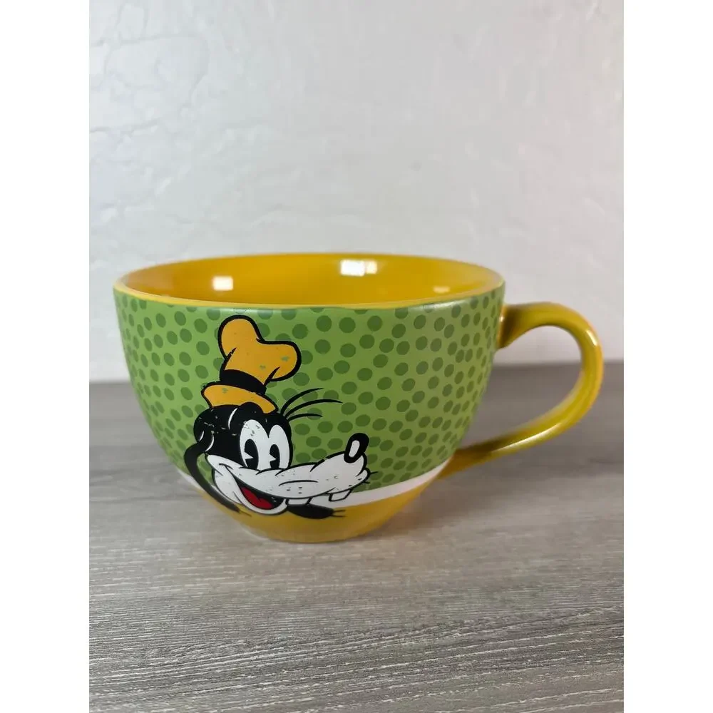 Goofy Large Oversized Coffee Tea Cup Mug Soup Bowl‎ Disney Stores Authentic